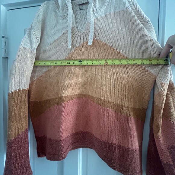 Beach Surf Sweater Hoodie - Marled Mountains -  Lg - Picture 11 of 11